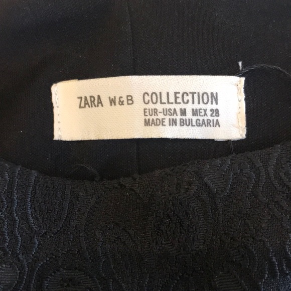 NWOT Beautiful black brocade drop waist dress - Picture 8 of 8